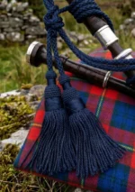 Navy Blue Silk Bagpipe Cords