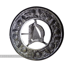 Premium Quality Scottish irish harp kilt fly plaid brooch Design 7