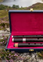 Scottish Black Finish Rosewood Flutes