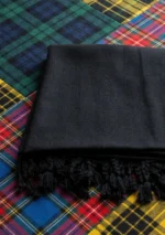 Scottish Black Tartan Fly Plaid