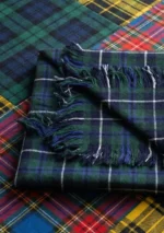 Scottish Blue Douglas Tartan Fly Plaid