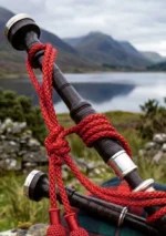 Scottish Red Silk Bagpipe Cords