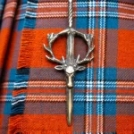Antique Stage Head Kilt Pin