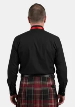 Black Dress Shirt Back View