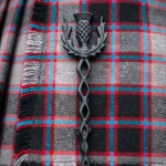 Black Stylish Scottish Kilt Pin