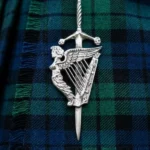 Lady Harp Kilt Pin