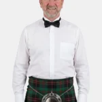 Men White Dress Shirt Front View