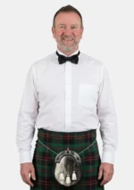 Men White Dress Shirt Front View