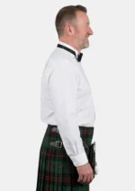 Men White Dress Shirt Right Side View