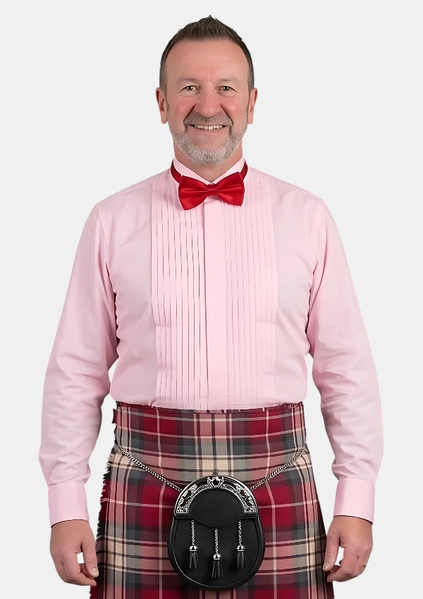 Pink Dress Shirt Front View