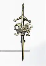 Premium Quality Antique Dragon Sword kilt pin Mythical Elegance