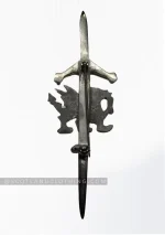 Premium Quality Antique Dragon Sword kilt pin Mythical Elegance