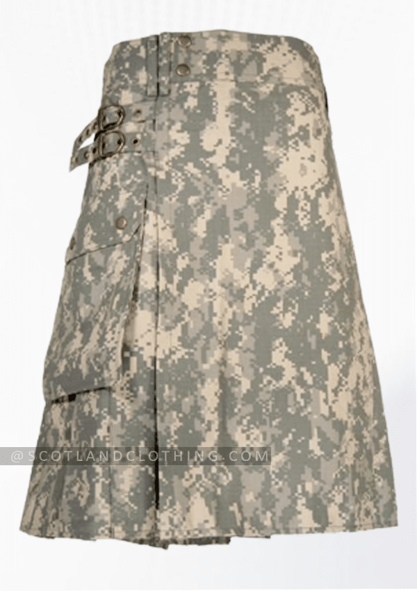 Premium Quality Custom Made Us Army Sage Camo Commando Kilt