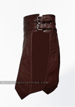 Premium Quality Hand Made Roman Leather Kilt