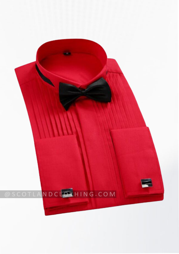 Premium Quality Red Dress Shirt Design 4