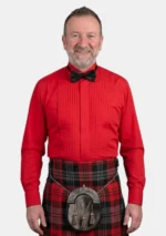 Red Dress Shirt Front View
