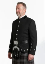 Black Kenmore Doublet Jacket Left Side View