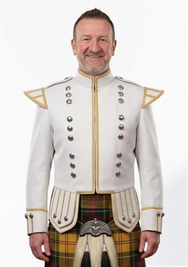 Off White Military Drummer Doublet Jacket Front View