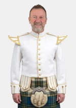 White Military Drummer Doublets Front View