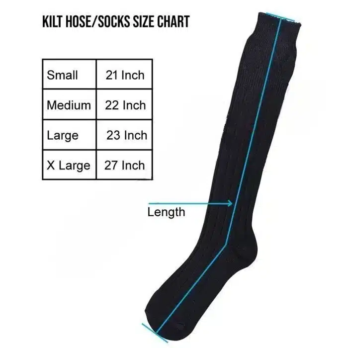 Kilt-Socks-Size-Chart