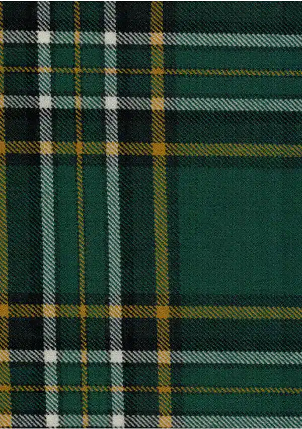 Custom Made Irish National Kilt Hire Package Tartan Cushion