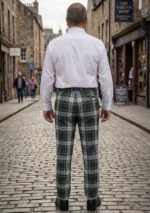 Dress Gordon Tartan Trouser Back