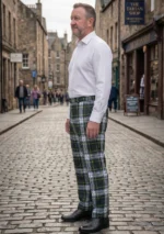 Dress Gordon Tartan Trouser Left