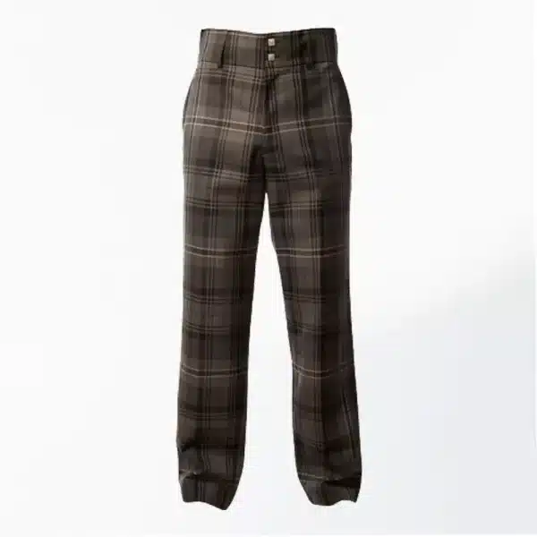 Hamilton Grey Tartan Trousers