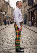 Hand Made Buchanan Tartan Trousers Right