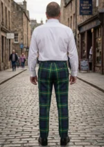 Hand Made Gordon Tartan Trouser Back