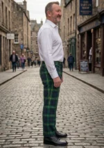 Hand Made Gordon Tartan Trouser Right