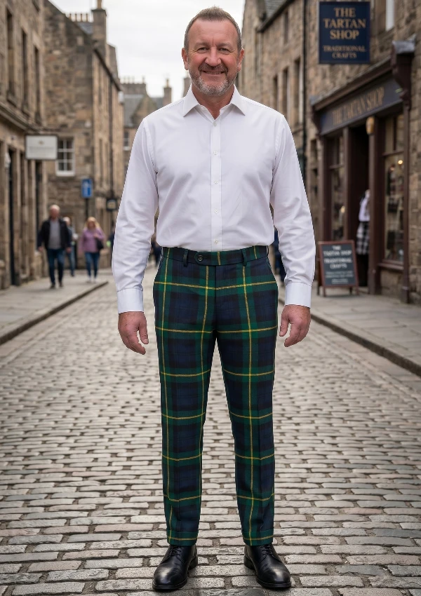 Hand Made Gordon Tartan Trouser