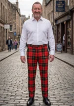 Hand Made Wallace Tartan Trouser