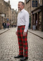 Hand Made Wallace Tartan Trouser (8)
