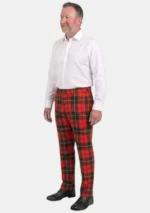 Hand Made Wallace Tartan Trouser Men Left