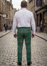 Irish National Tartan Trouser Back