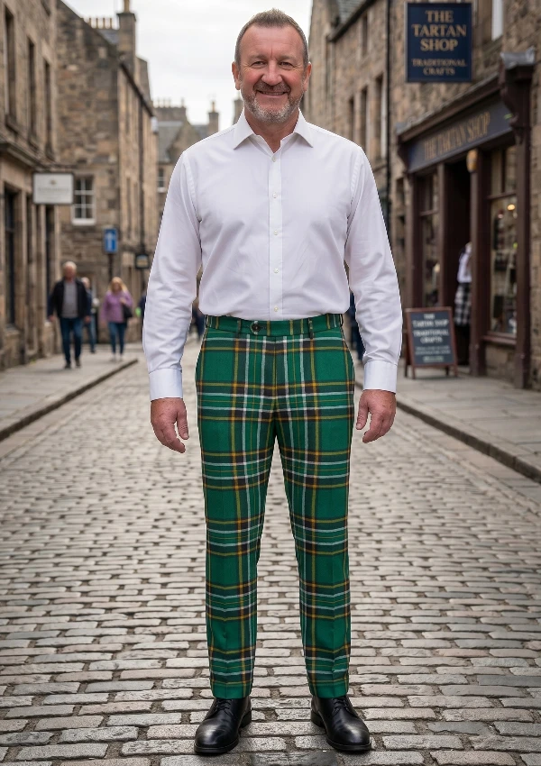 Irish National Tartan Trouser