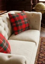MacGregor Tartan Cushion Side