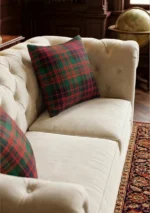 Macdonald Tartan Cushion Side