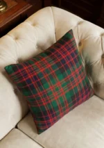 Macdonald Tartan Cushion Side View
