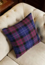 Pride Of Scotland Tartan Cushion Side View