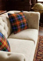 Pride of Lgbt Tartan Cushion Side