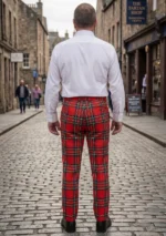 Royal Stewart Tartan Trouser Back