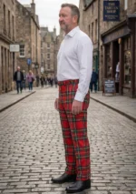 Royal Stewart Tartan Trouser Left