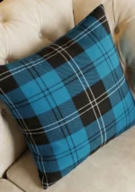 Scottish Ramsay Blue Tartan Cushion