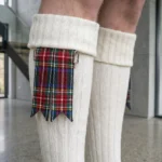 Black Stewart Tartan Kilt Flashes