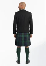 Black Watch Tartan Kilt Outfit Back