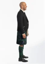 Black Watch Tartan Kilt Outfit Right Side