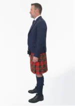 Blue Argyle Wedding Kilt Outfit For Sale Left Side