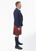 Blue Argyle Wedding Kilt Outfit For Sale Right Side